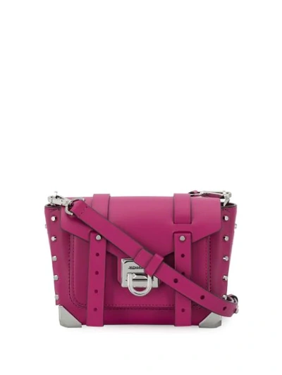Shop Michael Michael Kors Small Manhattan Crossbody Bag In Pink