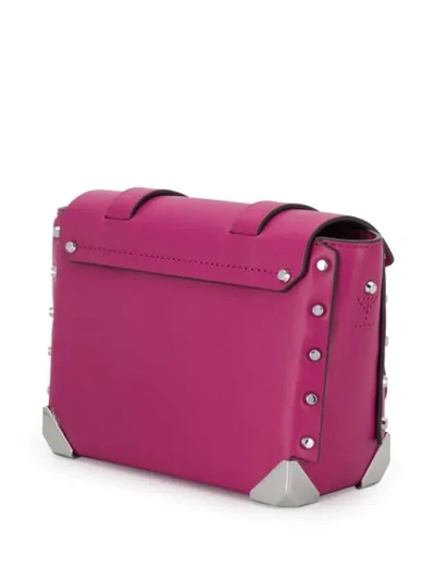 Shop Michael Michael Kors Small Manhattan Crossbody Bag In Pink