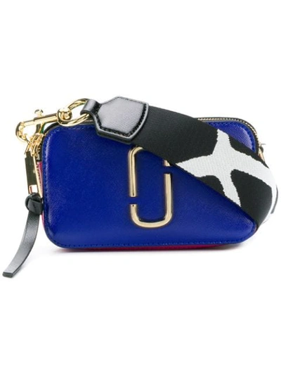 Shop Marc Jacobs The Small Snapshot Camera Bag In Blue