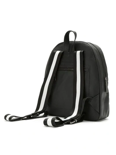Shop Mara Mac Leather Backpack In Black