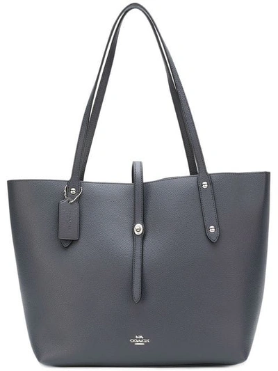 Shop Coach Market Tote Bag In Blue