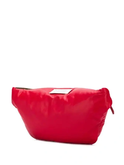 Shop Maison Margiela Red Leather Belt Bag