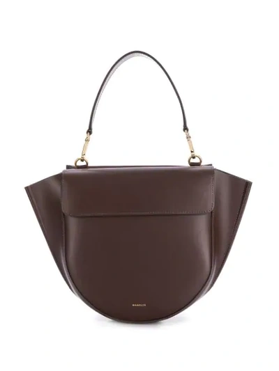 Shop Wandler Hortensia Bag In Brown