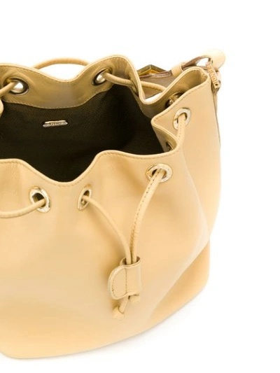 Pre-owned Fendi '1980s Bucket Bag In Neutrals