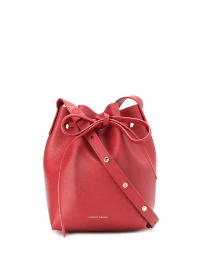 Shop Mansur Gavriel Mini Beuteltasche - Rot In Red