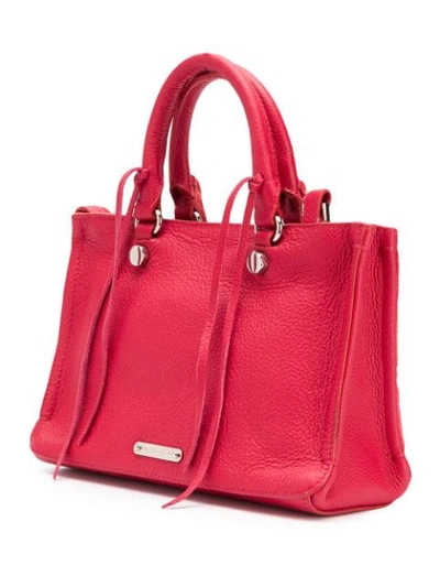 Shop Rebecca Minkoff Micro Regan Satchel In 666-scarlet