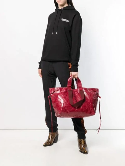 Shop Isabel Marant Bagya Tote Bag In Red