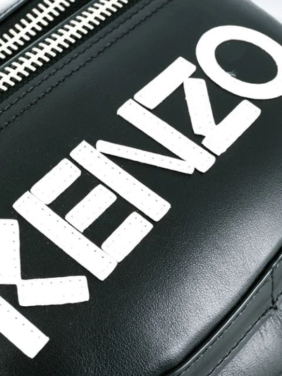 Shop Kenzo Logo Belt Bag In Black