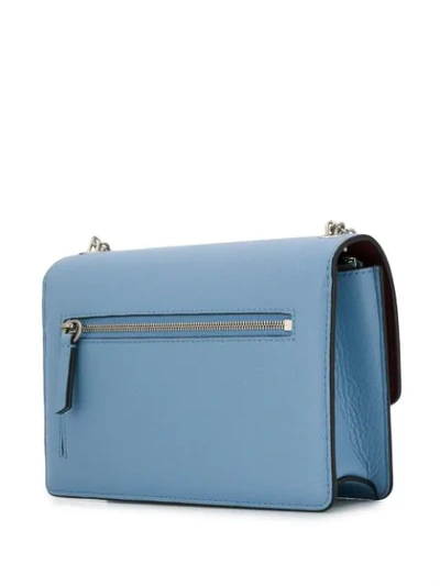 Shop Mulberry Small Darley Cross Body Bag In Blue