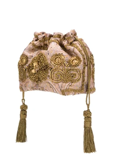 Shop Etro Baroque Shoulder Bag - Pink