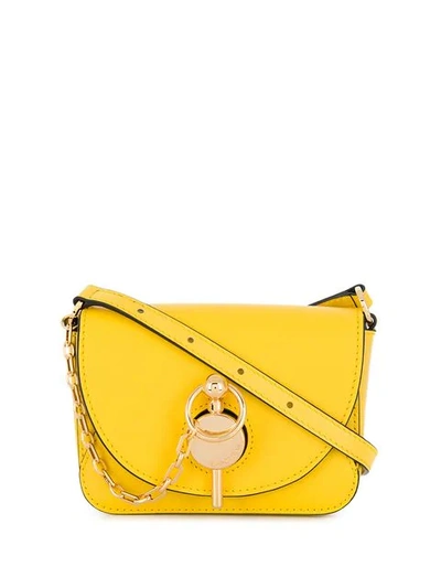 Shop Jw Anderson Nano Keyts Bag In Yellow