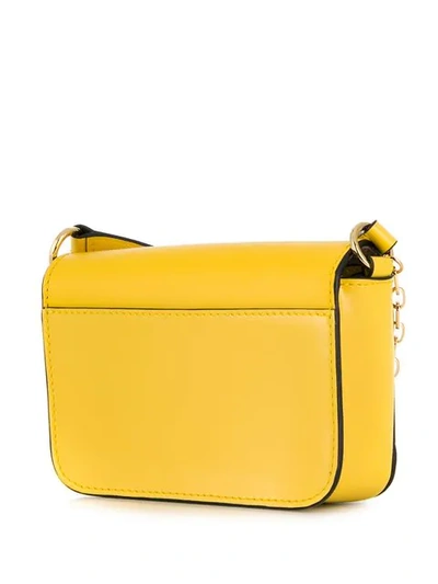 Shop Jw Anderson Nano Keyts Bag In Yellow