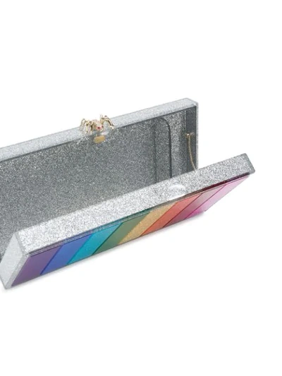 Shop Charlotte Olympia Penelope Rainbow Clutch - Multicolour