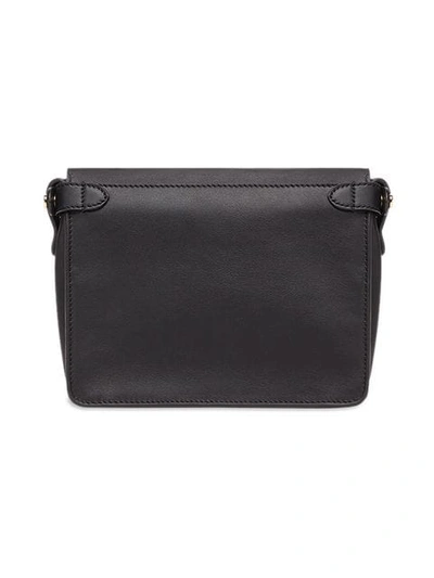 Shop Fendi Flip Mini Handbag In Black