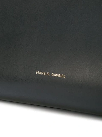 Shop Mansur Gavriel Sun Bag In Black