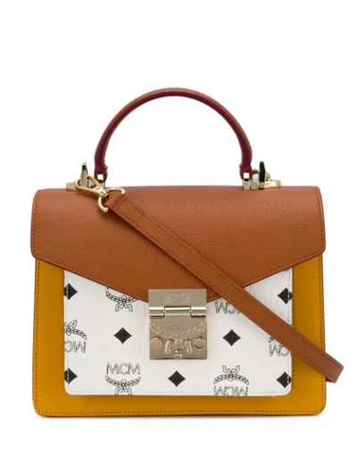 Shop Mcm Millie Crossbody Bag In Brown