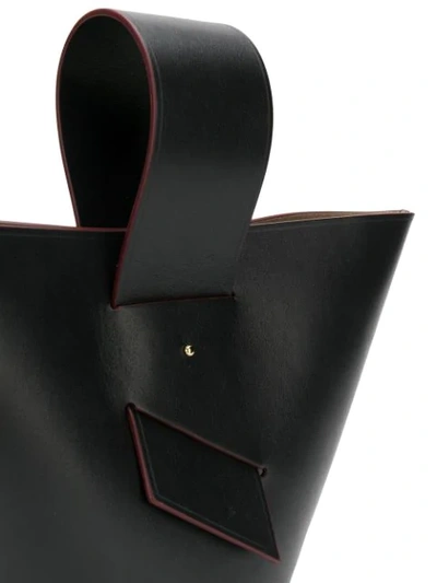 Shop Carolina Santo Domingo Bucket Shoulder Bag - Black