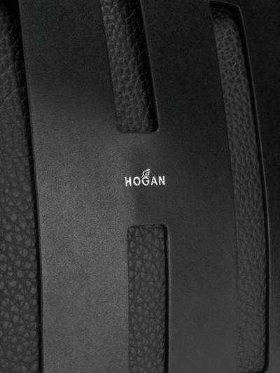 Shop Hogan Bi-bag Tote In Black