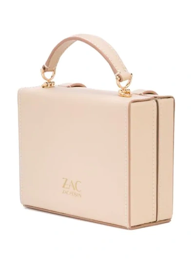 Shop Zac Zac Posen Box Crossbody Bag In Neutrals