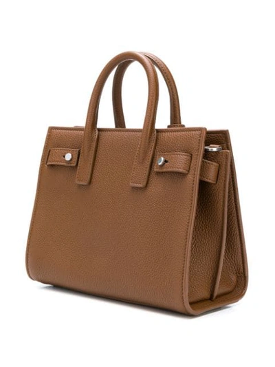 Saint Laurent Sac De Jour Mini Bag - Brown In Brown