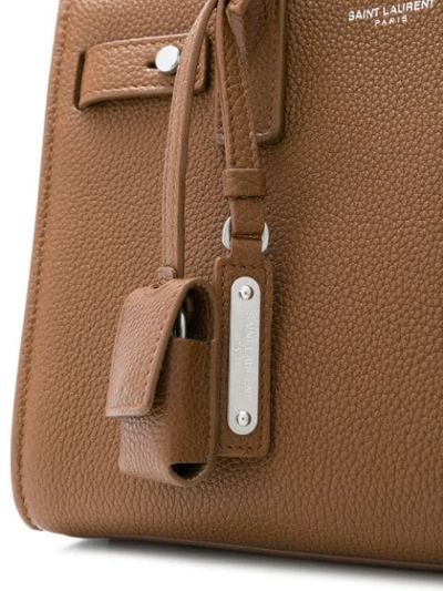 Saint Laurent Sac De Jour Mini Bag - Brown In Brown