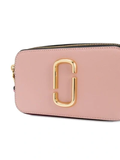 Shop Marc Jacobs The Snapshot Small Camera Bag In Pink