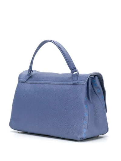 Shop Zanellato Postina Tote Bag In Blue