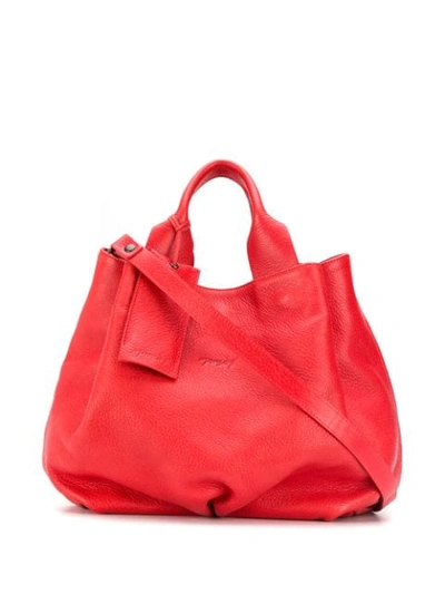 Shop Marsèll Bucket Style Tote Bag In Red