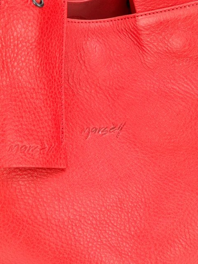 Shop Marsèll Bucket Style Tote Bag In Red