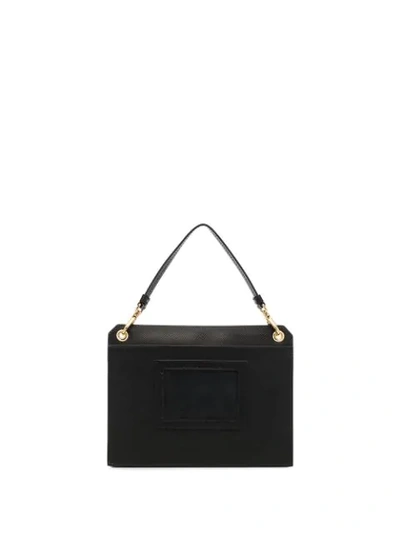 Shop Prada Mini Heart-print Top-handle Bag In Black