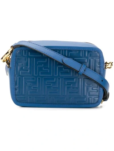 Shop Fendi Mini Camera Bag - Blue