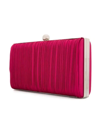 Shop We11 Done Ribbed Chain Clutch Bag In Pink