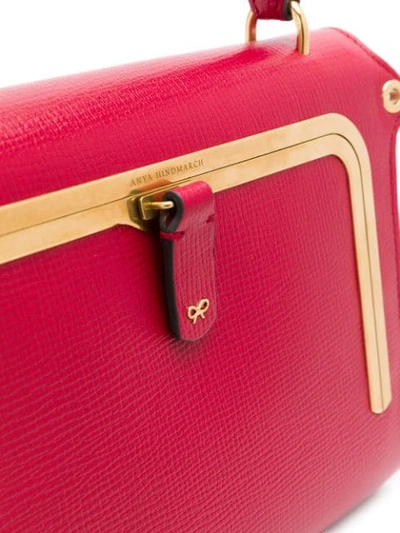 Shop Anya Hindmarch Postbox Tote Bag In Red