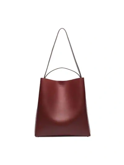 Shop Aesther Ekme Sac Shoulder Bag In Brown