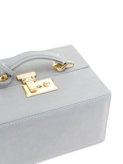 Natasha Zinko Rectangle Box Clutch Bag - Grey In Grey