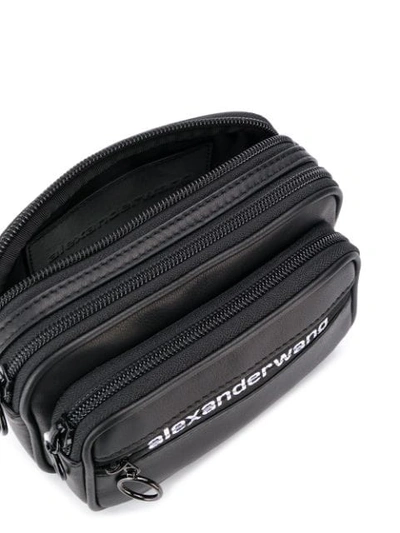 Shop Alexander Wang Logo Belt Bag In Black