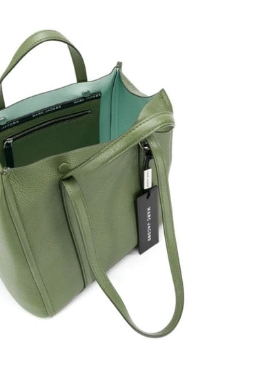 Shop Marc Jacobs The Tag Tote In Green