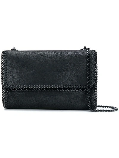 Shop Stella Mccartney Falabella Shoulder Bag In Black