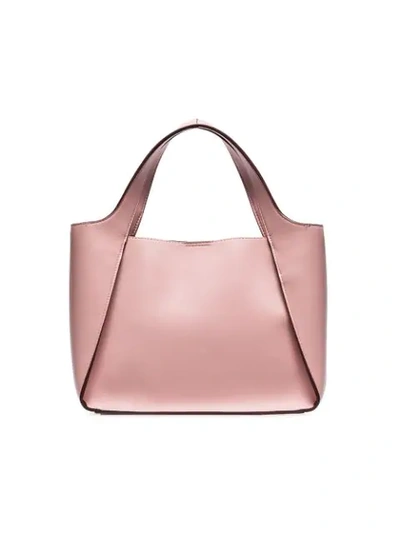 Shop Stella Mccartney Stella Studded Logo Tote Bag In Pink