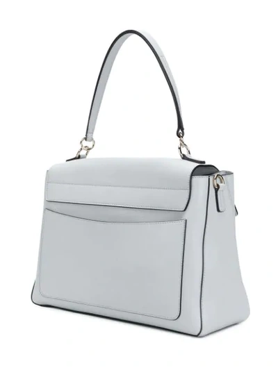 Shop Chloé Faye Day Medium Shoulder Bag - Farfetch In Grey