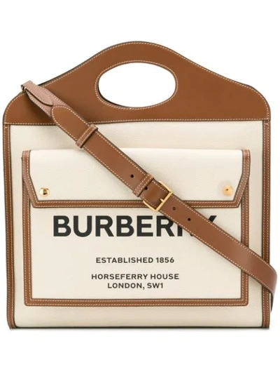 Shop Burberry 8014618 A1212 Leather/ - Neutrals