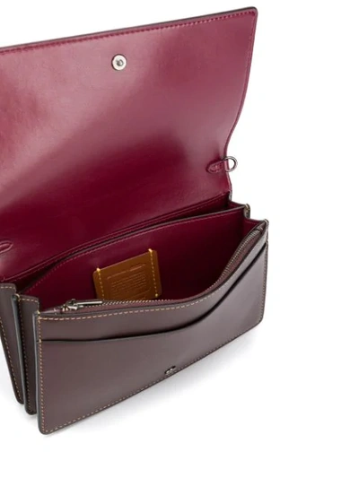 Shop Coach X Yeti Out Callie Clutch Bag In Oxblood