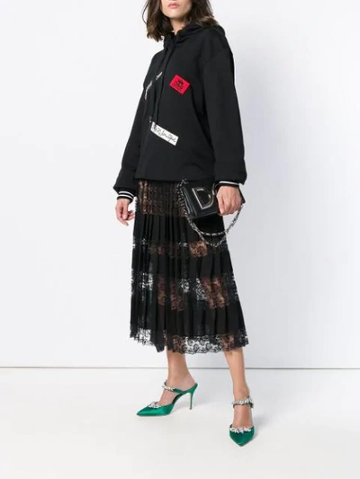 Shop Dolce & Gabbana Dg Girls Shoulder Bag In Black