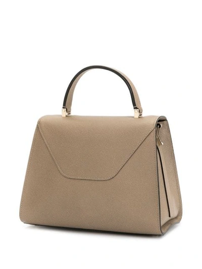 Shop Valextra Iside Medium Shoulder Bag In Brown