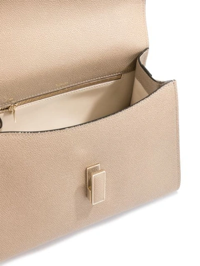 Shop Valextra Iside Medium Shoulder Bag In Brown