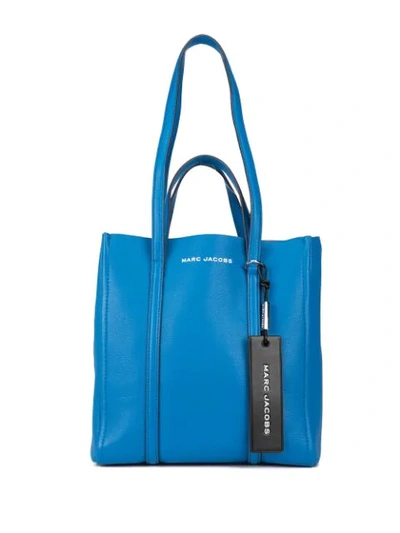Shop Marc Jacobs The Tag Tote In Blue