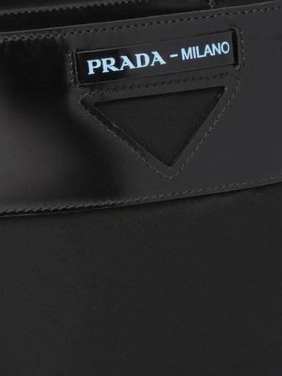 Shop Prada Ouverture Bucket Bag In Black