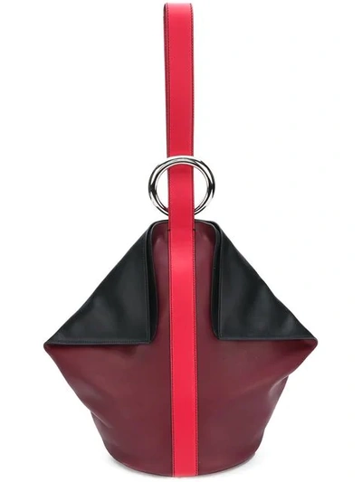 Shop Alexander Mcqueen Black Butterfly Bracelet Tote Bag