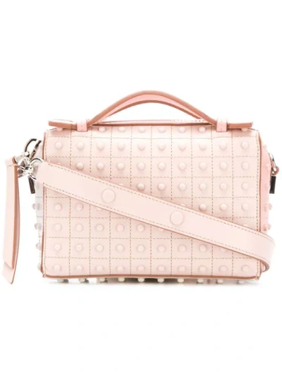 Shop Tod's Textured Mini Bag In Pink