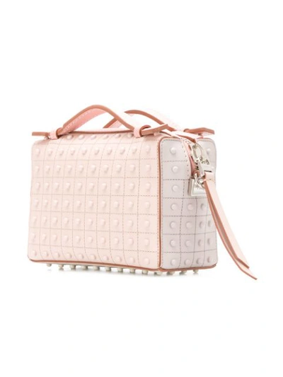 Shop Tod's Textured Mini Bag In Pink